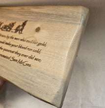 Load image into Gallery viewer, Notable Quote Wall Art "The Cremation of Sam McGee" by Robert Service