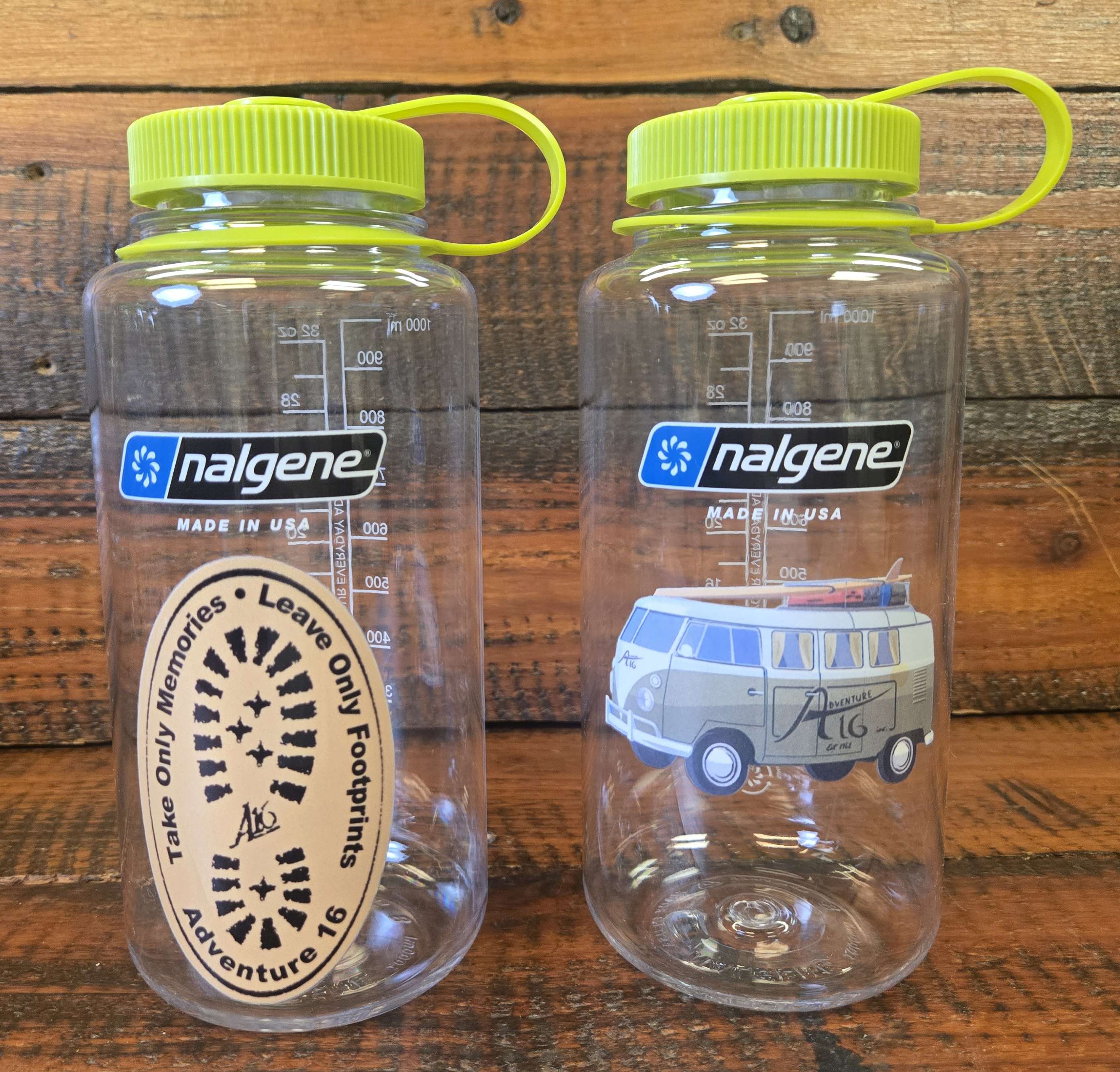 A16 LIFESTYLE 32oz Nalgene Bottles 2 Styles to Choose From  Adventure 16