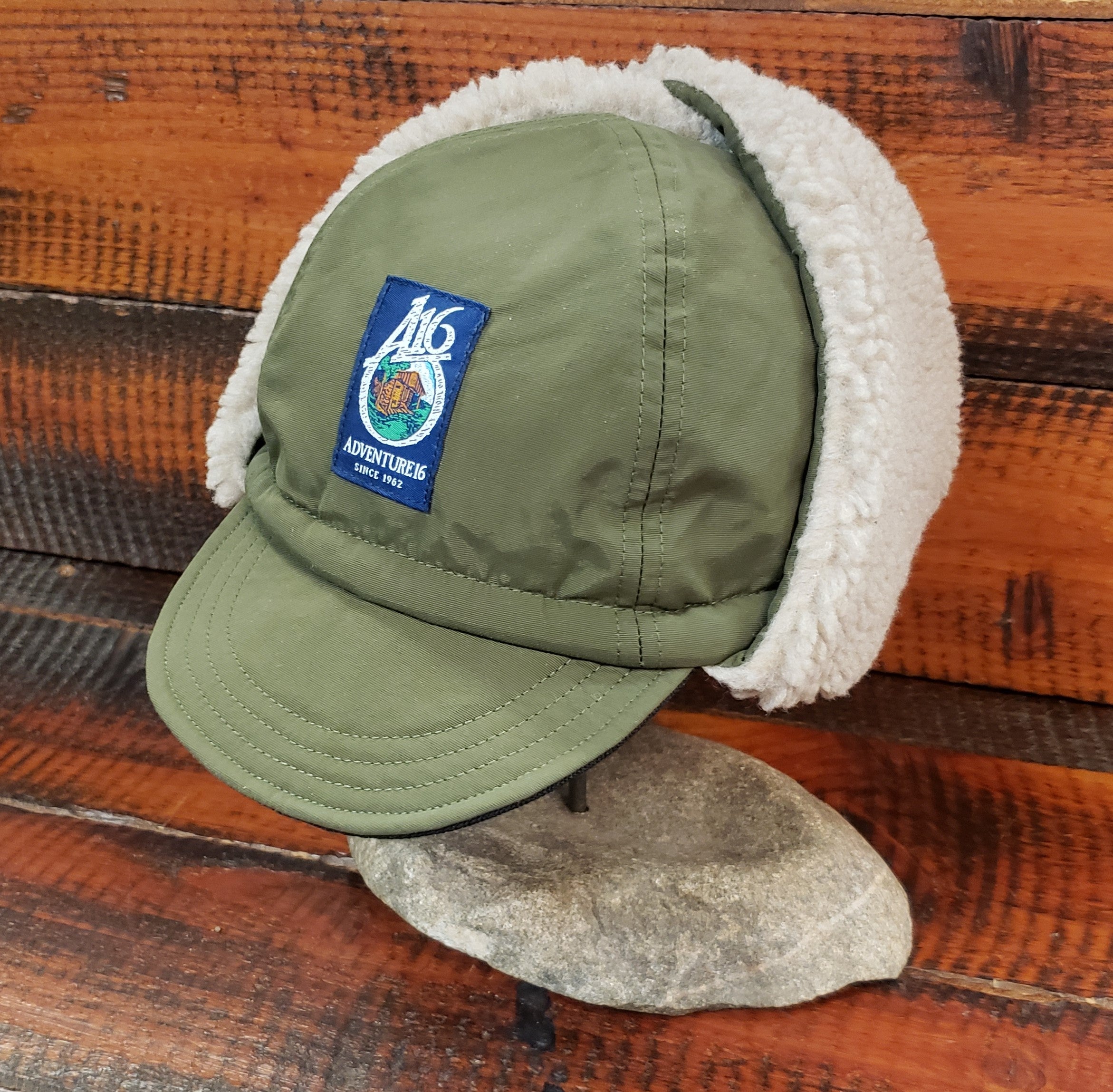 BOMBER HAT Deep Olive Green