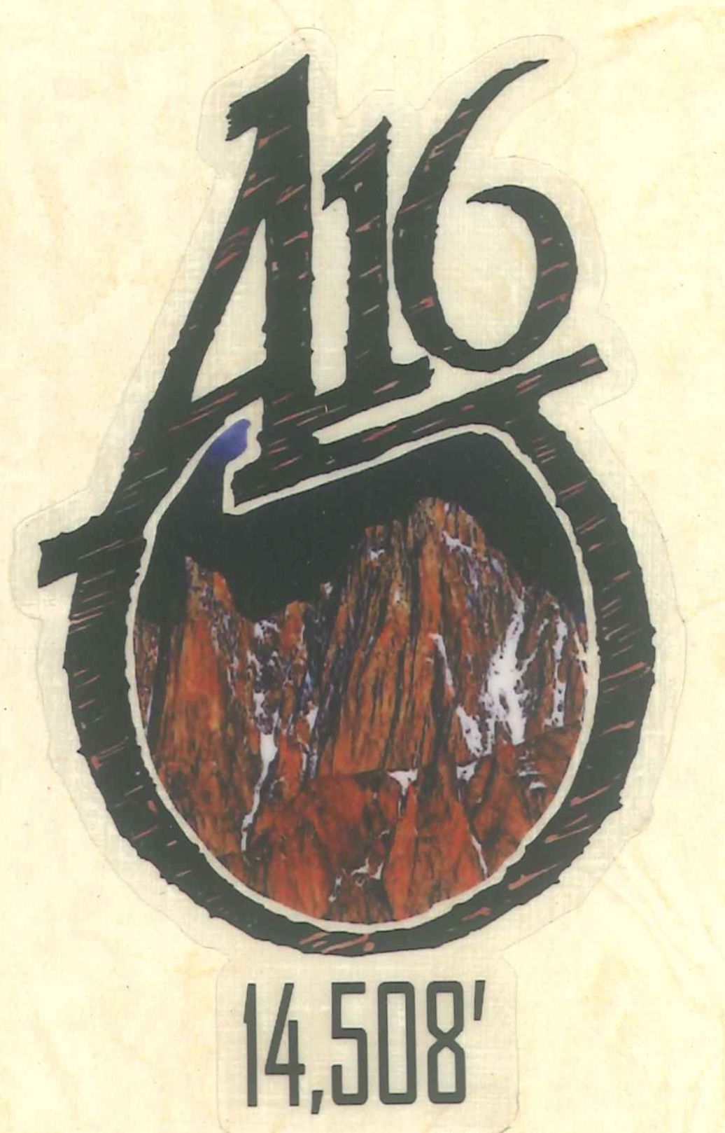 Sticker - A16 Logo w/ Mt. Whitney 