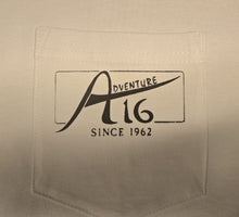 Load image into Gallery viewer, VINTAGE FOOTPRINT Natural T-Shirt w/ Front Chest Pocket