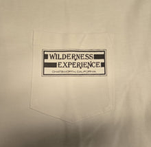 Load image into Gallery viewer, VINTAGE "WILDERNESS EXPERIENCE" Logo T-SHIRT Natural w/ Front Chest Pocket