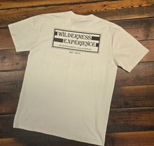 Load image into Gallery viewer, VINTAGE "WILDERNESS EXPERIENCE" Logo T-SHIRT Natural w/ Front Chest Pocket