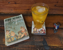 Load image into Gallery viewer, Book Coaster  "BOY SCOUT HANDBOOK" 7th Edition 1966