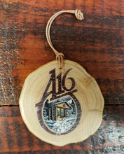 Load image into Gallery viewer, Tree Ornament with A16 70s Holiday Logo