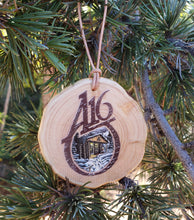 Load image into Gallery viewer, Tree Ornament with A16 70s Holiday Logo