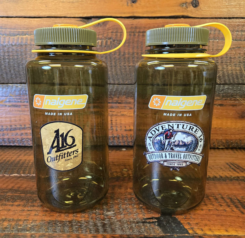 A16 TRADEMARKS 1993 - 2020 Olive 32oz Nalgene Bottles  2 Styles to Choose From