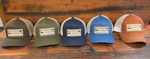 Load image into Gallery viewer, WILDERNESS EXPERIENCE 70&#39;S TRADEMARK TRUCKER HATS  5 COLORWAYS AVAIL
