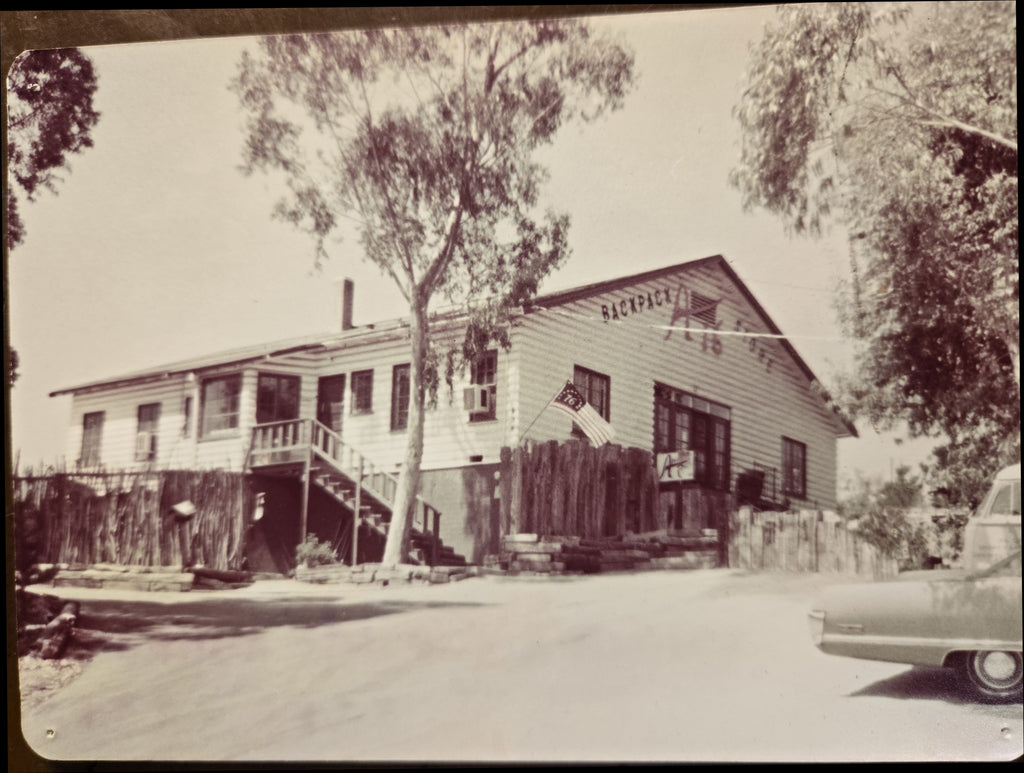 STICKER A16 Log Cabin Logo on Tooled Leather