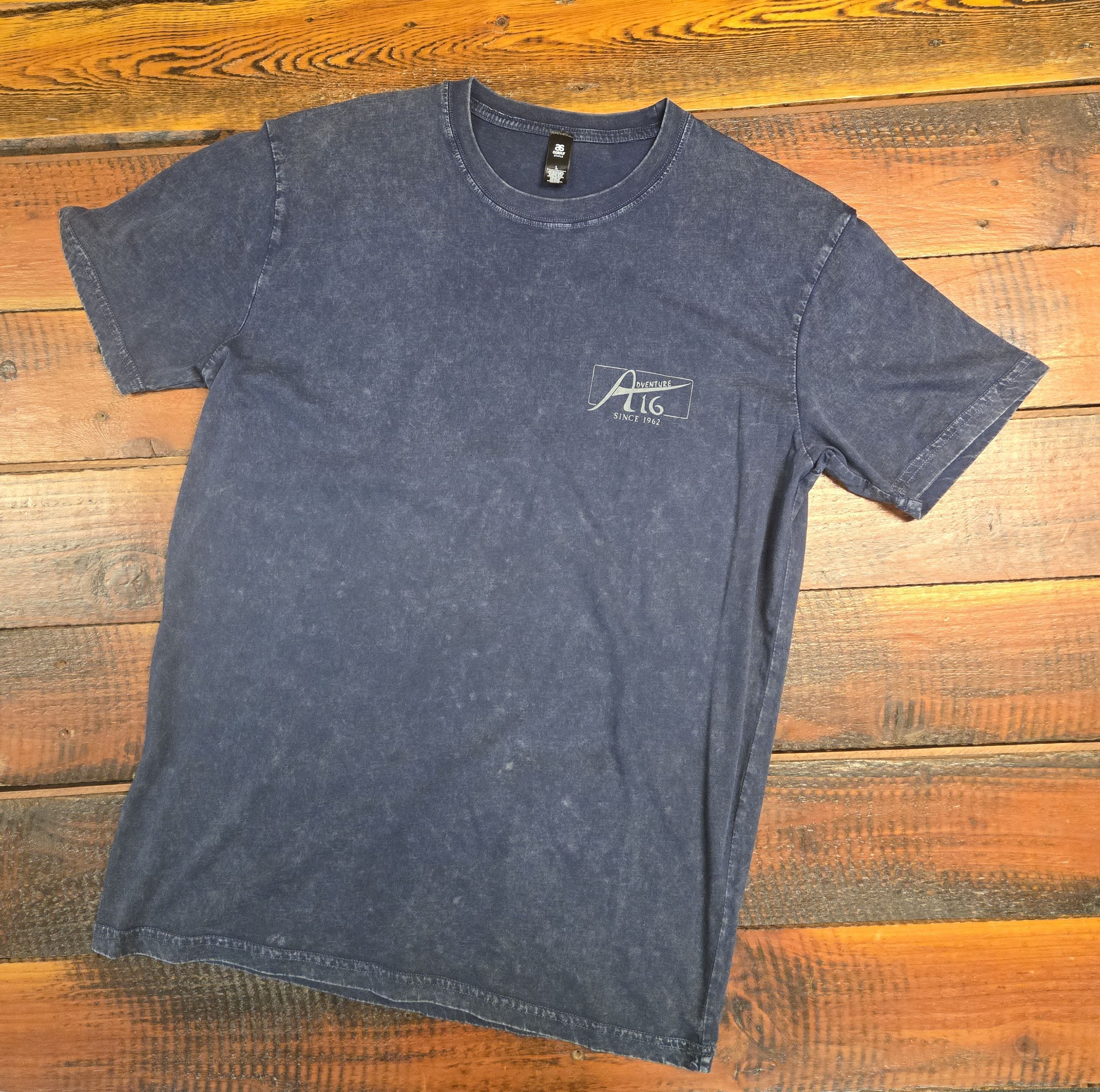 VINTAGE FOOTPRINT STONEWASHED T-SHIRT 3-Colorways