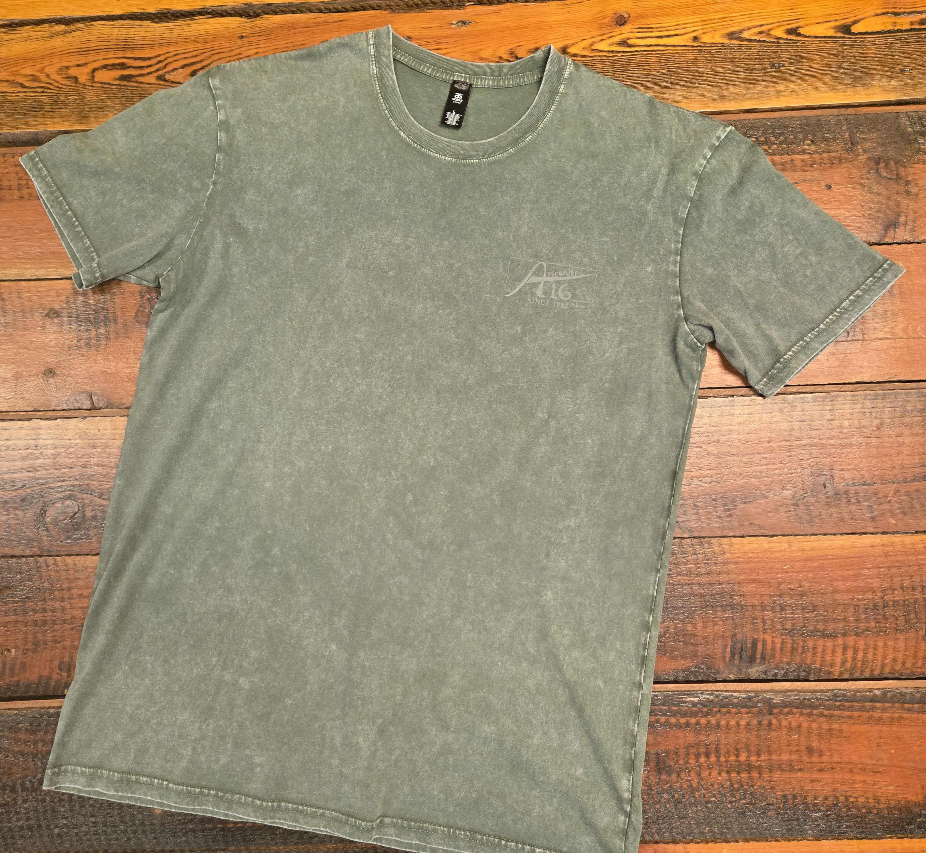 VINTAGE FOOTPRINT STONEWASHED T-SHIRT 3-Colorways