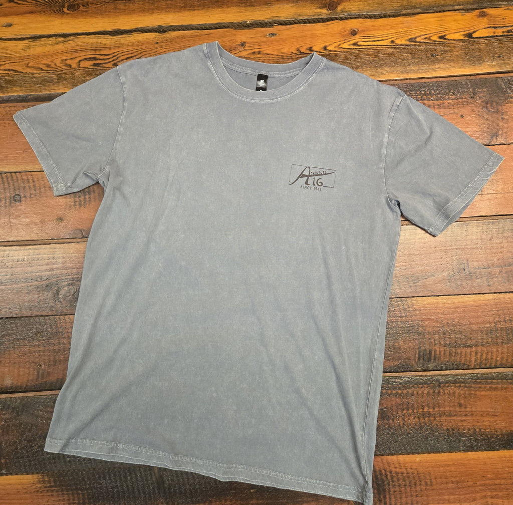 VINTAGE FOOTPRINT STONEWASHED T-SHIRT 3-Colorways