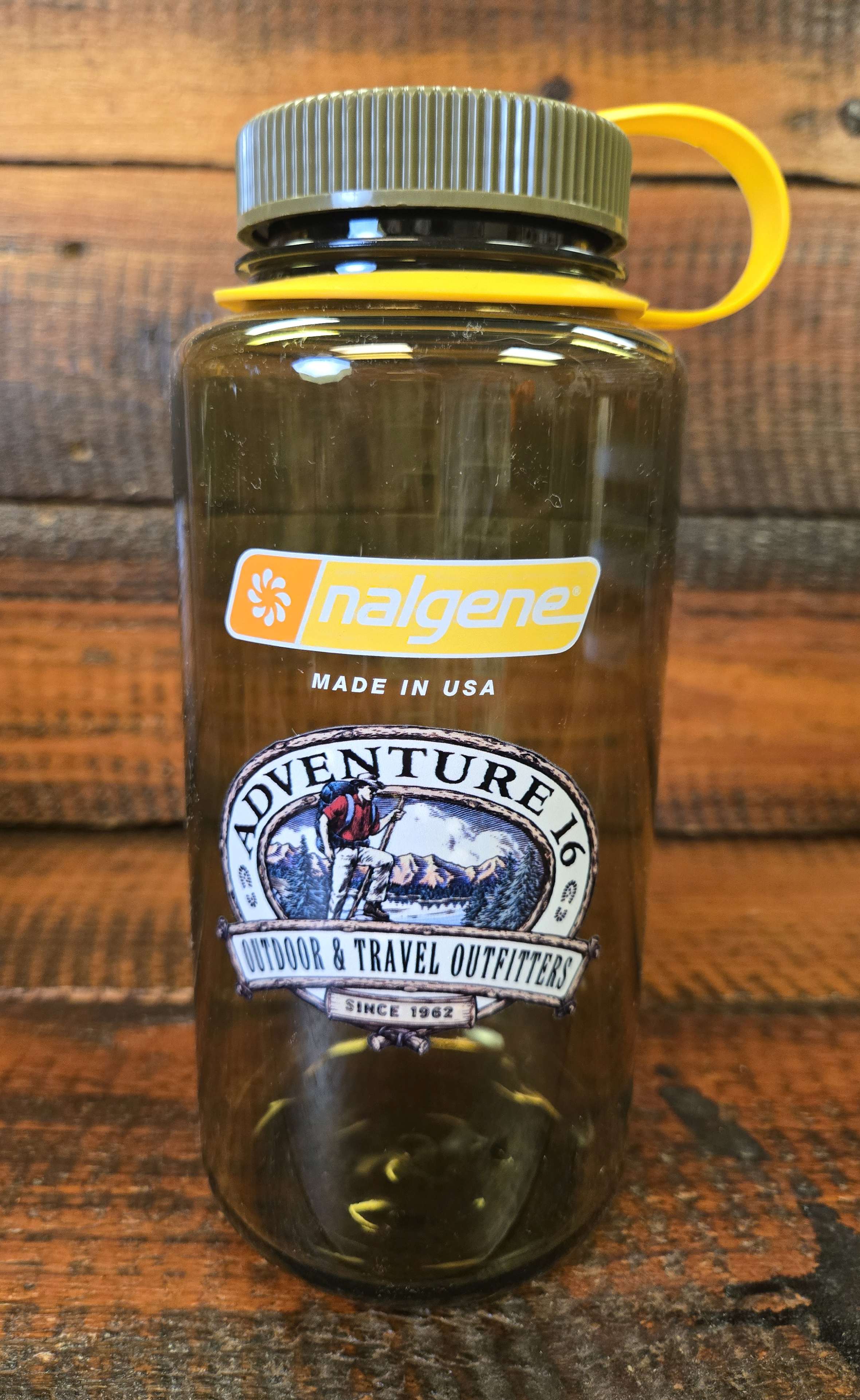 A16 TRADEMARKS 1993 - 2020 Olive 32oz Nalgene Bottles  2 Styles to Choose From