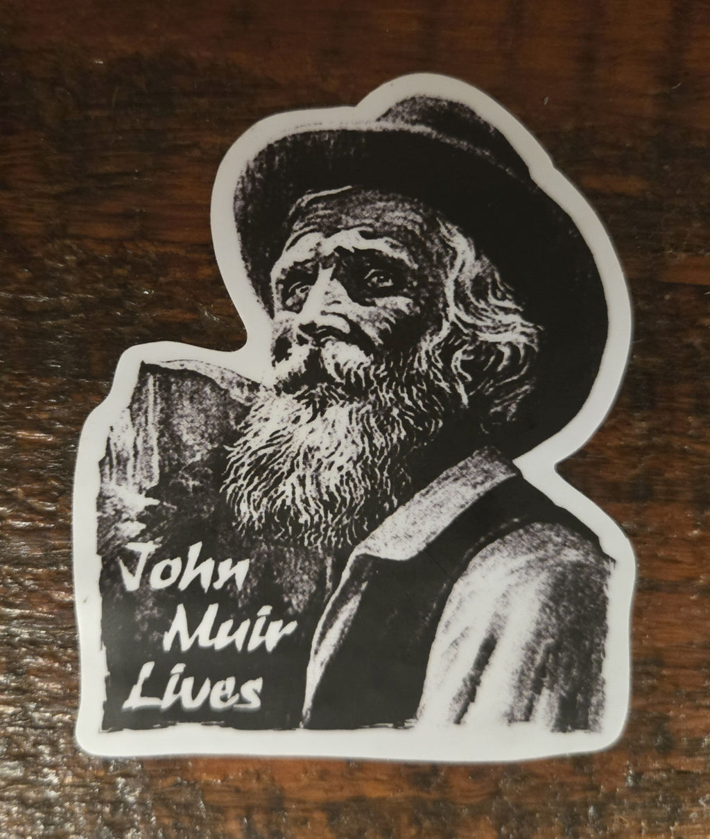 VINTAGE "JOHN MUIR LIVES" Long Sleeve White T-Shirt