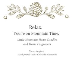 CAMPFIRE MEMORIES LOG/CANDLE w/spare 8oz candle