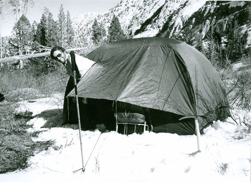 A16 Cabin Logo w/Half Dome Sticker