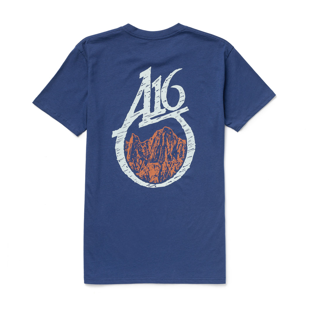 MOUNT WHITNEY TEE COBALT BLUE
