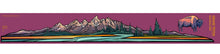 Load image into Gallery viewer, HydraScape Infinity Sticker GRAND TETON NATIONAL PARK
